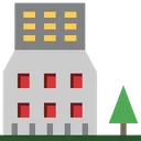 Free Building Penhouse Hotel Icon