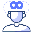 Free Pensando Avatar Cerebro Ícone