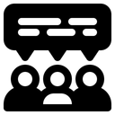 Free People Group Communication Icon