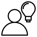 Free People Idea Person Idea Icon