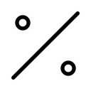 Free Percent Percentage Ratio Icon