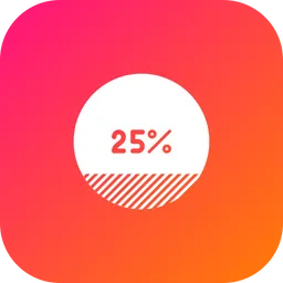 Free Percent  Icon