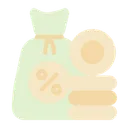 Free Percentage Bag Money Bag Loan アイコン