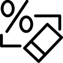 Free Percentage  Icon