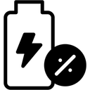 Free Percentage Electronics Battery Icon