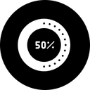 Free Percentage Performance Report Icon