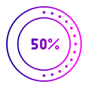 Free Percentage Performance Report Icon