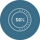Free Percentage Performance Report Icon