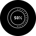 Free Percentage Performance Report Icon