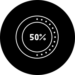 Free Percentage  Icon