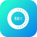 Free Percentage Performance Report Icon
