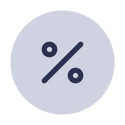 Free Percentage  Icon