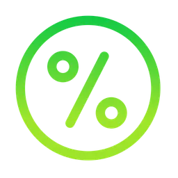 Free Percentage  Icon