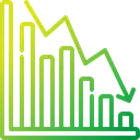 Free Diminuicao Recessao Grafico De Barras Ícone