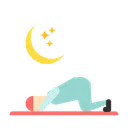 Free Perform Salah In The Night Sujud Salah Muslim Icon