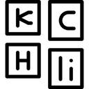 Free Periodic Table Chemistry Chemists Icon