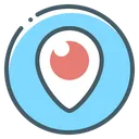 Free Periscopio Alfiler Icono