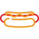 Free Perrito Caliente Comida Comida Rapida Icono
