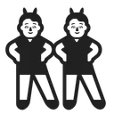 Free With Bunny Ears Icon