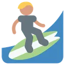 Free Person Surfen Surfen Symbol