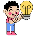 Free Luz Lampara Bombilla Icono