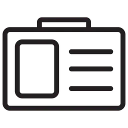 Free Personal Id Icon - Download in Line Style