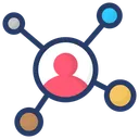 Free Affiliate Network Personal Network Personal Connection Icon
