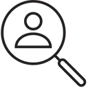 Free Personensuche Benutzersuche Kundensuche Symbol