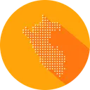 Free Peru Country Map Icon