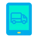 Free Ficha Tableta Camion Icono