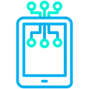 Free Digital Ficha Tableta Icono