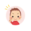 Free Pointant Garcon Avatar Icône
