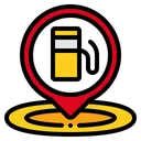 Free Petrol station location  Icon