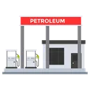 Free Petroleum Station  Icon