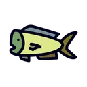 Free Pescado Tropical Trabajo Icono