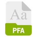 Free Pfa File Format Icon