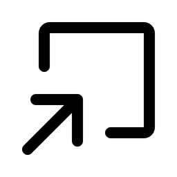 Free Pfeil Quadrat in  Symbol