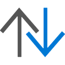 Free Pfeile Hoch Runter Symbol