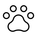 Free Pfotenabdruck  Symbol