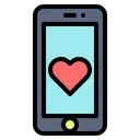 Free Phone Technology Heart Icon
