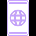 Free Phone Globe  Icon