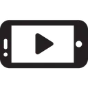 Free Smartphone Play Button Icon