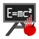 Free Relativity Board Formula Icon