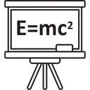 Free Physic Lecture Board Formula Icon