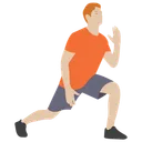 Free Physical Exercise Stretch Muscle Workout Icon