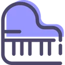 Free Piano Music Instrument Icon