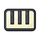 Free Piano Party Fun Icon