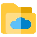 Free Folder Cloud Save Icon