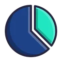 Free Pie Chart Fintech Solutions Financial Icon