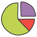 Free Pie Chart Pie Graph Statistical Presentation Icon